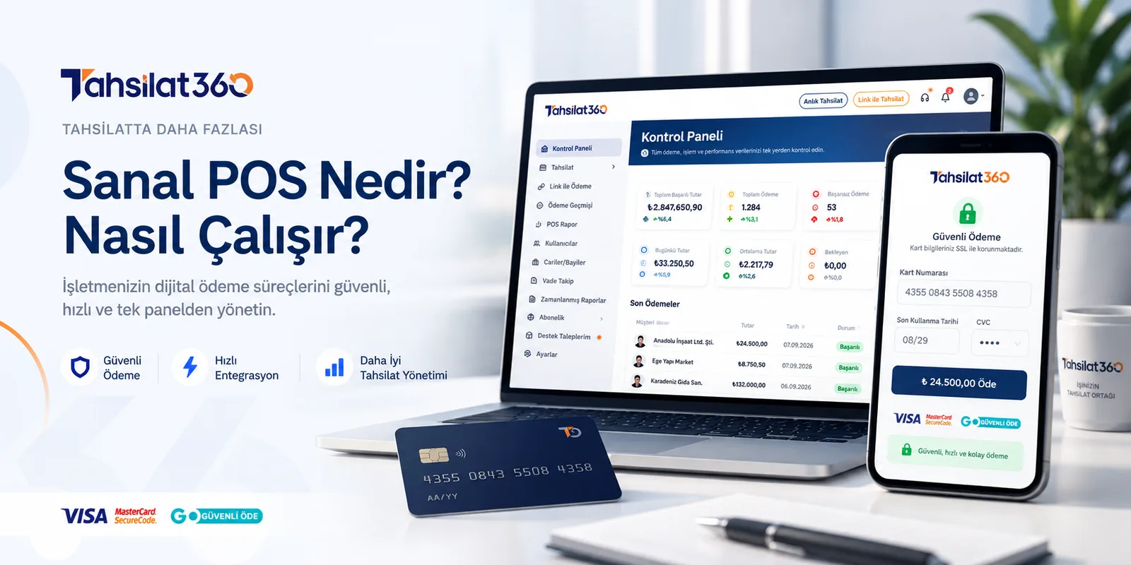 Sanal POS nasıl çalışır ve kartlı ödeme süreci