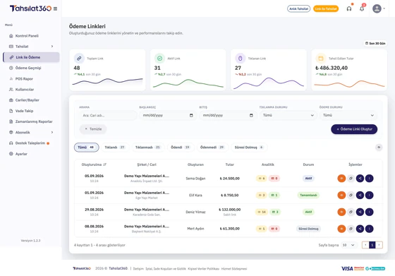 Ödeme Linkiyle Tahsilat